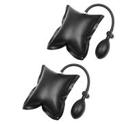 Flaconi 2PCS Air Wedge Bag Pump Lockout Kit Car,Air Shim,Air Wedge Bag,Air Shim Inflatable Wedge,Inflatable Wedge,Unlock Car Door Kit with Pump,Fit for Car Door Window Installation Repair (2PCS)