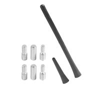Flaconi 2PCS Car Aerial,18.5cm/6.5cm Universal Car Aerial Antenna,Cars Replacement Antenna,AM/FM Roof Car Radio Aerials Mast,Suitable for Most Cars,Hatchbacks,SUV, Trucks,Etc