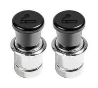 Flaconi 2PCS Car Cigarette Lighter,Auto Power Plug Socket Output Automatic Cigarette Ignition Lighter,Automotive Replacement,Suitable for Cars,Trucks,SUVs,Scooters,Tractors,Boats,Yachts,etc