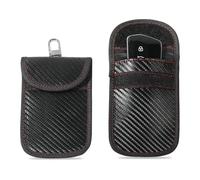 Flaconi 2PCS Faraday Pouch for Car Keys,Car Key Signal Blocker Pouch,Faraday Bag,Anti-theft Remote Entry Keyless Protect,RFID Blocker Bag for Car Security,Suitable for All Key Fob Sizes