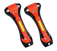 Flaconi 2PCS Window Breaker Seatbelt Cutter,Car Emergency Escape Tool,Car Safety Hammer,2-in-1 Seat Belt Cutter and Glass Breaker,Car Escape Tool,Emergency Car Window Breaker,Fit for various vehicles