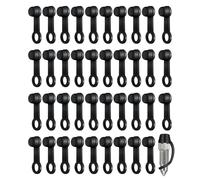 Flaconi 40PCS Car Brake Bleed Caps, Brake Bleeder Caps, Grease Zerk Caps, Rubber Dust Cover, Grease Fitting Caps,Bleeder Valve Cap,Suitable for Car, Bicycle and Motorcycle Accessories