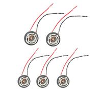 Flaconi 5PCS Car Bulb Socket,Brake Light Socket Replacement,1157 1156 Bulb Socket,Tail Light Harness,LED Bulbs Socket Holder,Wiring Harness Sockets,Fits LED Bulbs,Turn Signal Lights(2 Pin)