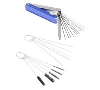 Flaconi Automotive Carburetor Cleaner,Carburetor Cleaning Kit,Carb Cleaning Kit,Carburetor Jet Cleaning Tool,Carburetor Cleaning Brushes,Suitable for Cleaning Carburetors of Cars and Motorcycles