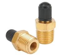 Flaconi Automotive Valve Stem Adapter,Schrader Valve to 1/4 Npt,Schrader Valves, Compression Schrader Valve,Brass with Schrader Valve,Schrader Valve Adapter,Suitable for Cars,Motorcycles,Trucks