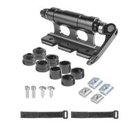 Flaconi Bike Fork Mount,Bike Racks,Versatile Front Fork Mount Block,Front Fork Block Quick Release Thru Axle,Bicycle Bed Roof,Mount for Road Bike Stand,Suitable for Most Cars,Trucks,Bicycles (Black)
