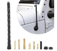 Flaconi Car Antenna, Mini Radio Aerial, Black, 6.9 inches, Fit for Most Vehicles with External Antenna