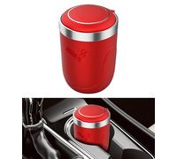 Flaconi Car Ashtray,Car Ash Tray,Ashtray for Car,Ash Tray for Cars,Car Ashtray with Lid Smell Proof,Cup Holder Ashtray,Car Ashtray with Lid,Ashtray Car,Suitable for Cars Van Outdoors(Red)
