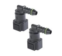 Flaconi Car Fuel Line Quick Connect,Gas Line Quick Connect Tool,Assorted Fuel Line Straight Quick Connector Kit,Fits Nylon Fuel Lines with an Inner Diameter of 6 mm