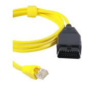 Flaconi Car OBD2 Adapter Cable,Ethernet Cable,Automotive OBDII Connector Tools,OBD II Cable,Compatible with I-STA,Enet Ethernet OBD2,F20,F30,F10,F12