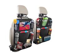 Flaconi Car Seat Organiser,Car Organiser,Car Organiser Back Seat for Kids,Car Storage,8 Pocket Car Organiser Front Seat,Car Seat Back Protector,Suitable for Most of Cars,Trucks (2 pcs)