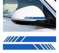 Flaconi Car Stickers,Car Stickers and Decals,Rear View Mirror Sticker,Car Stripe Decals,Car Decals Stickers for Outside of Car,Rearview Mirror Decal(Blue)