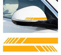 Flaconi Car Stickers,Car Stickers and Decals,Rear View Mirror Sticker,Car Stripe Decals,Car Decals Stickers for Outside of Car,Rearview Mirror Decal(Yellow)