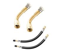 Flaconi Tire Valve Extension,Tire Valve Extender,Valve Extender,Valve Stem Extensions,Valve Stem Adapter,8.25 Inch Flexible Valve Stem Extenders with 90 Degree Valve Stem Extension,Fit for RV Bike Car