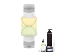Flacons De Voyage - Ensemble PP Bouteilles Réutilisables, Plastique Transparent Sécurisé, Bouchons Étanches Avec Étiquettes | Accessories De Toilette Pour Avion, Vacances, Sport, Salle De Bain, Camp