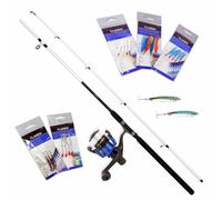 Fladen 9ft Mackerel Multi Species Sea Rod Reel Kit