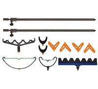 FLADEN FISHING - 10 x Piece Assorted Rod Rest Head and 2 x Bank Stick Pack - for Carp and Coarse Fishing [40-067]