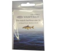 FLADEN Fishing - 20pk Vantage Match/Coarse Hooks Size 20 - BARBED - Medium Shank Round Bend [14-HOWBBN20]