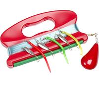 FLADEN Fishing - 300g Jigging Set 6 Hooks & 3 Spoons Handline - For Offshore Boat Fishing for Mackerel [31-635]