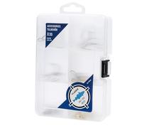 FLADEN Fishing 35pc Coast & Sea Heavy Terminal Tackle Set - Treble Hooks, Coastlocks, Split Rings & Swivels in Compact Tackle Box [16-7044]