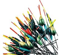 FLADEN Fishing - 50 Bulk Pack of Assorted Pole Floats - Different Sizes - For Pole and Whip Fishing [21-B50]