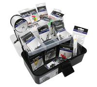 FLADEN Fishing - 500 PLUS Assorted SHORE BOAT SEA FISHING Fully Loaded Terminal Tackle Box Set - Make Repair All Your Own Rigs Accessory - in a 2 Tray Cantilever Box Pack - 27cm x 15cm x 13cm [19-101]