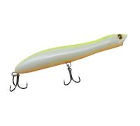 FLADEN Fishing - Captura Predator Surface Lure 10cm 11g - Great for Marine Species Bass and other Predatory Species Mackerel Cod & Pike (Hi Viz Yellowback) [18-1110002]