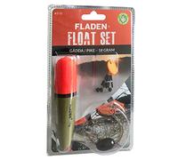 FLADEN Fishing Complete PIKE FLOAT and Accessory Kit Set - 14g Lead-Free Weight, 30lb Wire Trace, 50cm Handmade Rig, Size 4 trebles, Swivel, Stopper and 4mm Rubber Beads- Ideal for Predators [21-122]