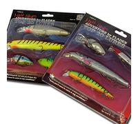 FLADEN Matt Hayes Adventure TWIN PLUG BAIT Trebles Pack Lure Set Pack for Fresh and Marine Water PREDATOR Fishing - Comes with a Handy Fishing Guide - A great tackle top up gift set [40-022]