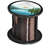 FLADEN MAXXIMUS 1200m Bulk Spools of Carp Mono of Extra Strong Monofilament Carp & Specimen Coarse Fishing Line (DARK BROWN) - 10 12 15 & 20lbs breaking strains (1200m of 10lbs to 0.26mm) [13-359-26]