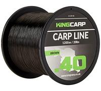 FLADEN Maxximus 20lb Carp Monofilament - Dark Brown, 1200 m