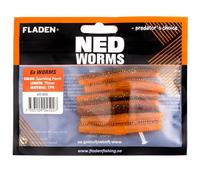 FLADEN Maxximus NED Stick Bait Worms - Packs of 6 | 7cm Floating TPR | Vibrant Colours for Finesse Ned Rig (Sparkling Perch) [20-20056]