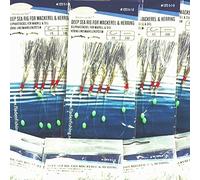 FLADEN (Min of 23 Packs of SILVER FLASH - 5 Hooks - Silver Fishing Lure on Gold Hook (Size 1/0) - Excellent Deep Sea Rig for Mackerel and Herring [17-1272-5-1/0-25]