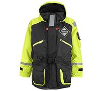 FLADEN RESCUE SYSTEM - Black and Yellow SCANDIA Flotation Jacket - Marine Buoyancy and Thermal Protection - EN 393 Certified (XX - Large) [22-846XY-XXL]