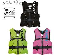 FLADEN - RESCUE SYSTEM ISO 12402 Approved Classic 2 50N Buoyancy Aid Vest For Children and Adults (Black) (M)