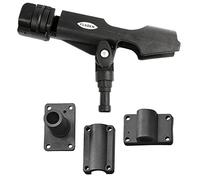 FLADEN Sea Fishing Boat Anti Corrosion Plastic Rod Holder - with 3 Multi Mount Brackets for Screw Fittings [25-1233]