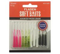 Fladen Soft Baits Assorted Micro Grubs 35mm 0 1g 1, Multi One Size