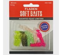Fladen Soft Baits Assorted Squat Lobsters 3cm 0 2g 10pk, Multi Coloured One Size