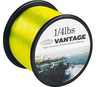 FLADEN VANTAGE PRO Bulk 1/4lb Spools of Extra Strong Monofilament Sea Fishing Line (YELLOW FLUORO) - comes in 15, 20, 30 & 50lbs (20lbs - 576m - 0.45mm)