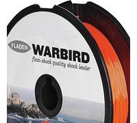 FLADEN WARBIRD 50m Spools of FLEXI-SHOCK Quality Shock Leader (YELLOW or ORANGE) Fishing Line - Available in 50lb and 60lb (Orange, 50m of 50lb to 0.60mm)[13-5050-O]