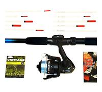 FLADEN XMAS SPECIAL - 2.10m / 7ft Complete Coarse Fishing Set - 25 to 50g cw Telescopic Spinning Rod / Reel / Line / End Tackle & Handy Guide Book - Ideal Starter / Introduction Kit [40-AMZ001]