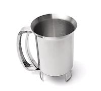 Fladhheg 1 PCS Handheld Stainless Steel Batter Dispenser Cake Cupcake Dough Dispensers Kitchen Tool Baking Flour Paste Funnel