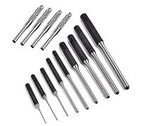 Fladhheg 13 Pieces Roll Pin Punch Hollow End Punch Tool Roll Pin Punch Set with Carry Case Steel Pin Punches