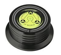 Fladhheg Aluminum Vinyl Record Weight HiFi 50HZ LP Disc Stabilizer Turntable Vinyl Aluminum Alloy Weight Clamp Black