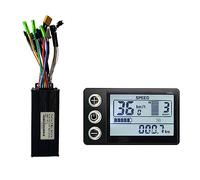 Fladhheg Electric Bicycle 24V 36V 48V 30A 3 Model Sinewave Controller S866 LCD Display Parts Component for 350W 500W 750W 1000W Ebike