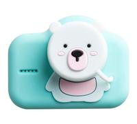 FLADO Kids Camera with 20MP Front and Rear Dual Camera, Kids Mini Camcorder Video Camera, 2 Inch HD Screen 1080P Digital Camera Gift for Girls Boys (Blue)