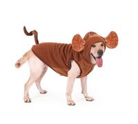 FLAdorepet Halloween Dog Monkey Costume for Small Large Breed Dogs,Winter Warm Pet Coat Funny Cat Clothes Hoodie for Labrador Bulldog Chihuahua Yorkie (4XL)