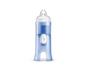 Flaem, Rhino Clear, Nasal Shower Accessory, Works Only When Connected to an Aerosol, Non-Toxic Materials, 3 Adapters Children and Adults, Ergonomic Shower Body, Phthalates and BPA Free
