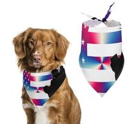 Flag And Liberty Dog Bandanas Puppy Cat Kerchief Scarf Pet Triangle Bandana for Christmas