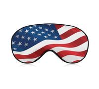 Flag Banner of U.S. Eye Mask Sleep Masks Soft Blackout Eye Cover for Women Men